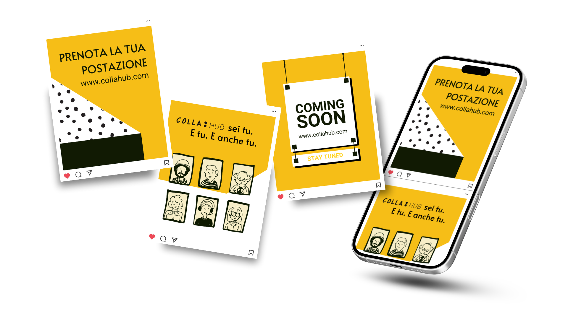 Grafiche social Collahub